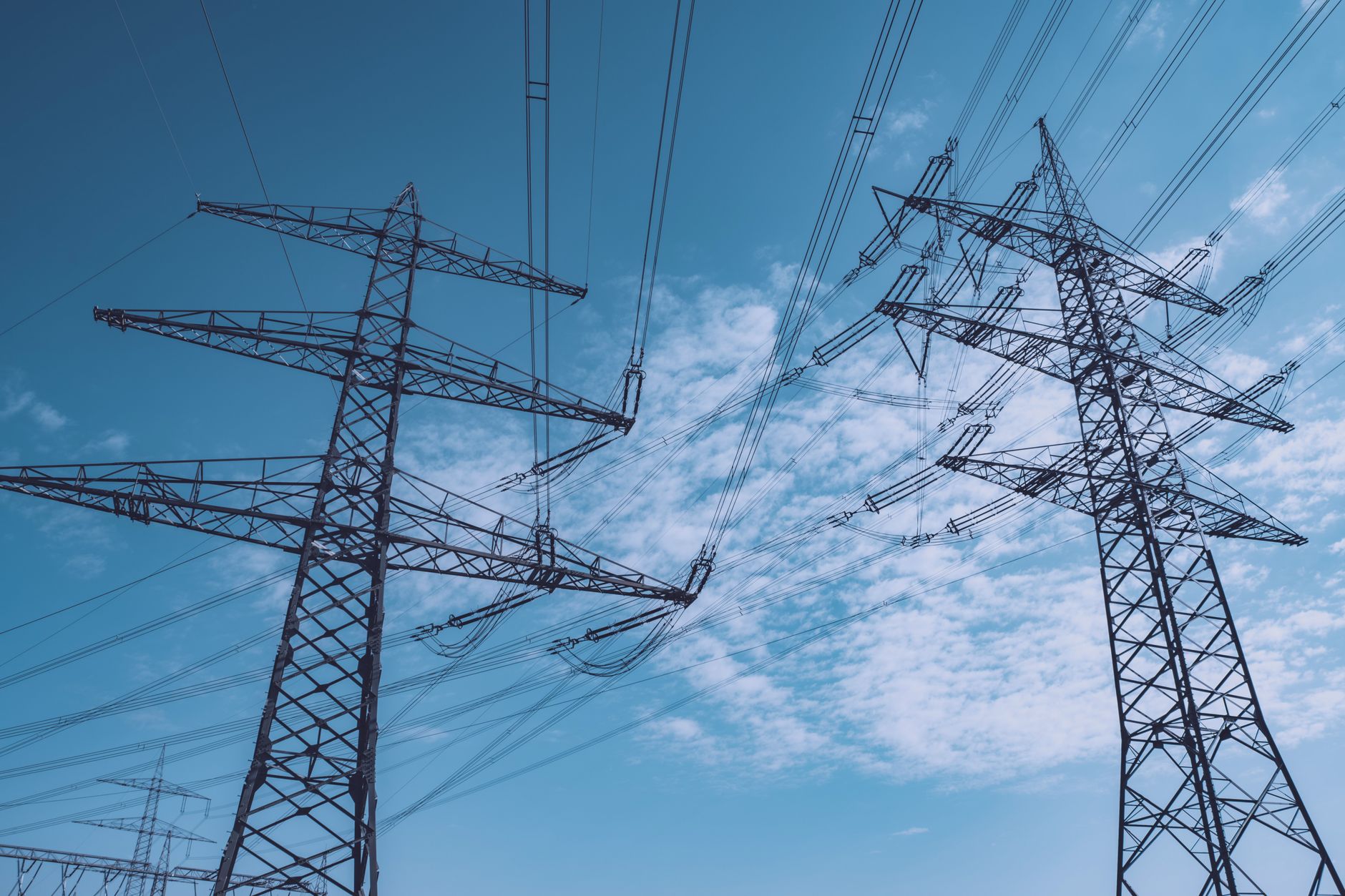 electricity pylon power lines germany energy infrastructure